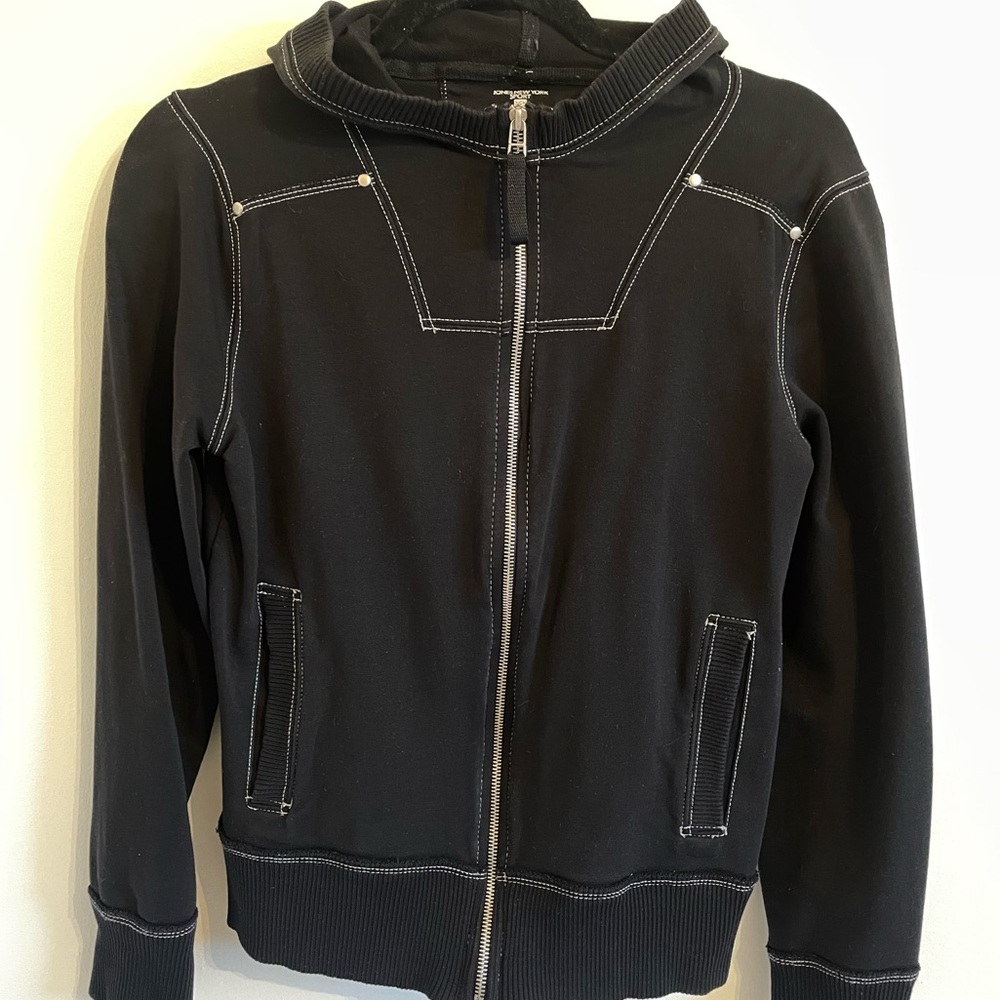 JONES NY STITCH ZIP UP